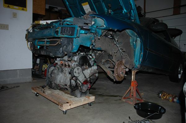 Removing honda civic engine #4